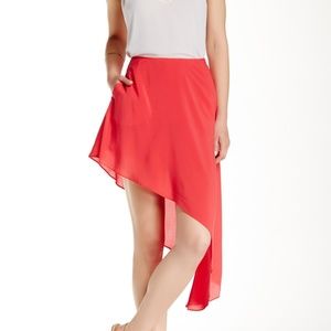 BCBGeneration Asymmetrical Skirt Lapis 0
